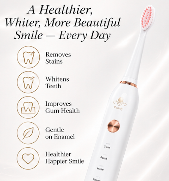 Pearly Whitening Toothbrush - White