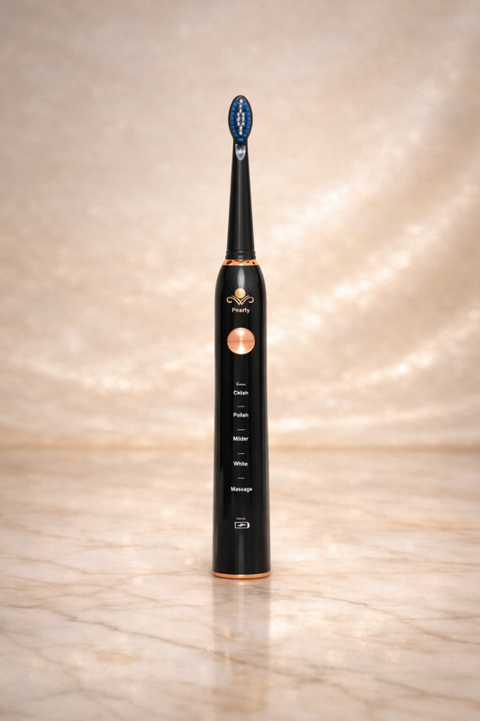 Pearly Black Toothbrush