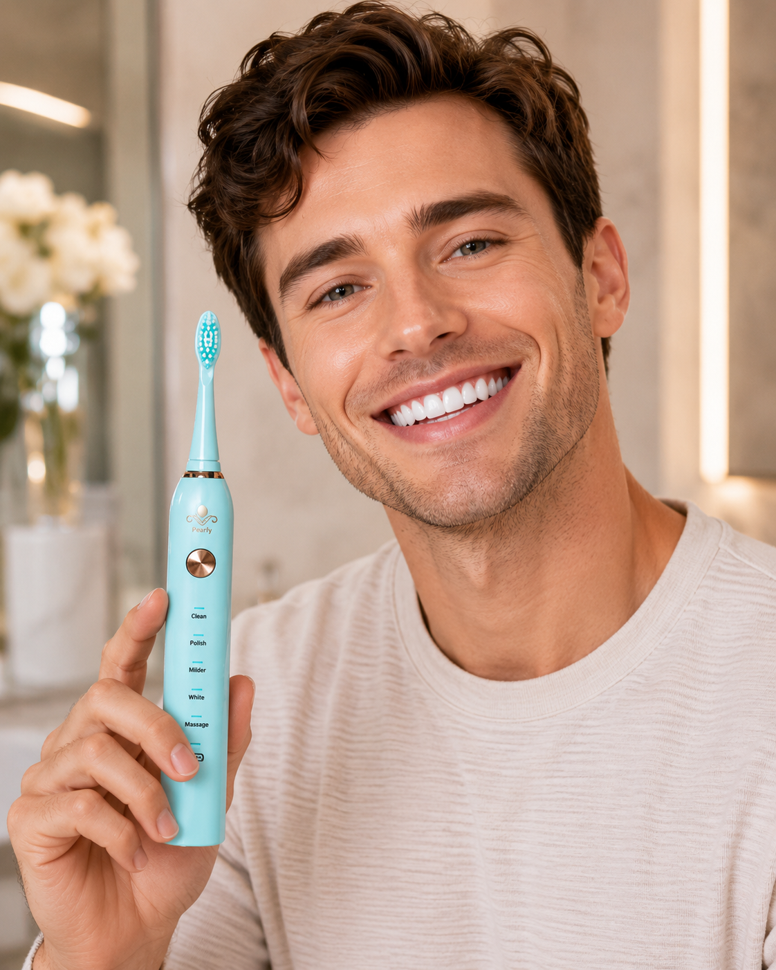 Pearly Whitening Toothbrush - Turquoise