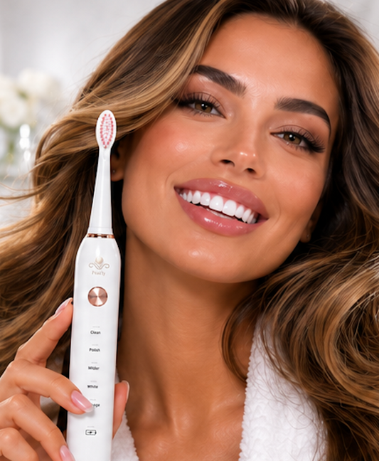 Pearly Whitening Toothbrush -  White